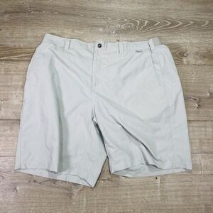 Simms Shorts Mens 40 Gray Chino Performance Outdoor Fishing Pockets 9‎ Inseam